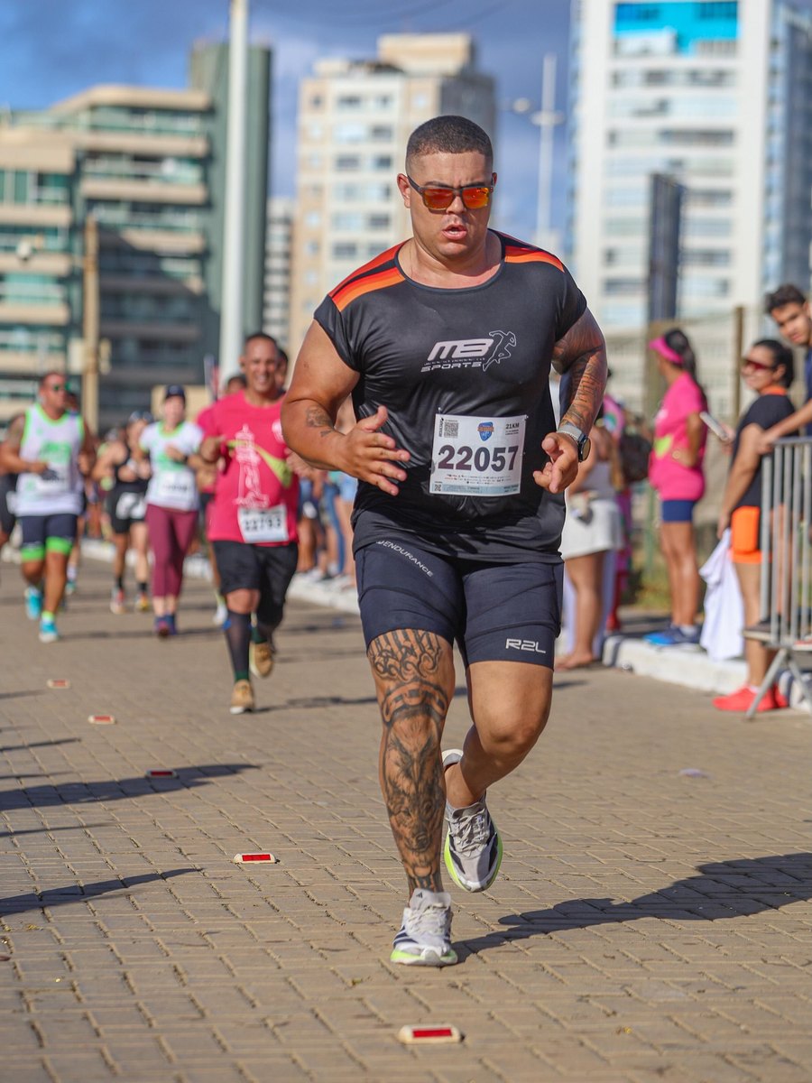 Gabriel Costa em prova de corrida